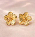 Golden Flora Studs