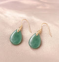 Jade Tear Drops Earrings
