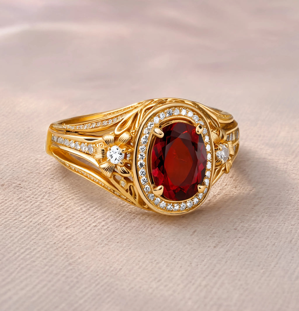 Royal Garnet Ring