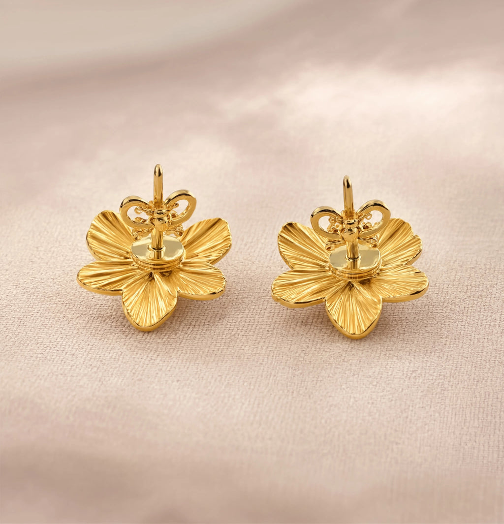 Golden Flora Studs