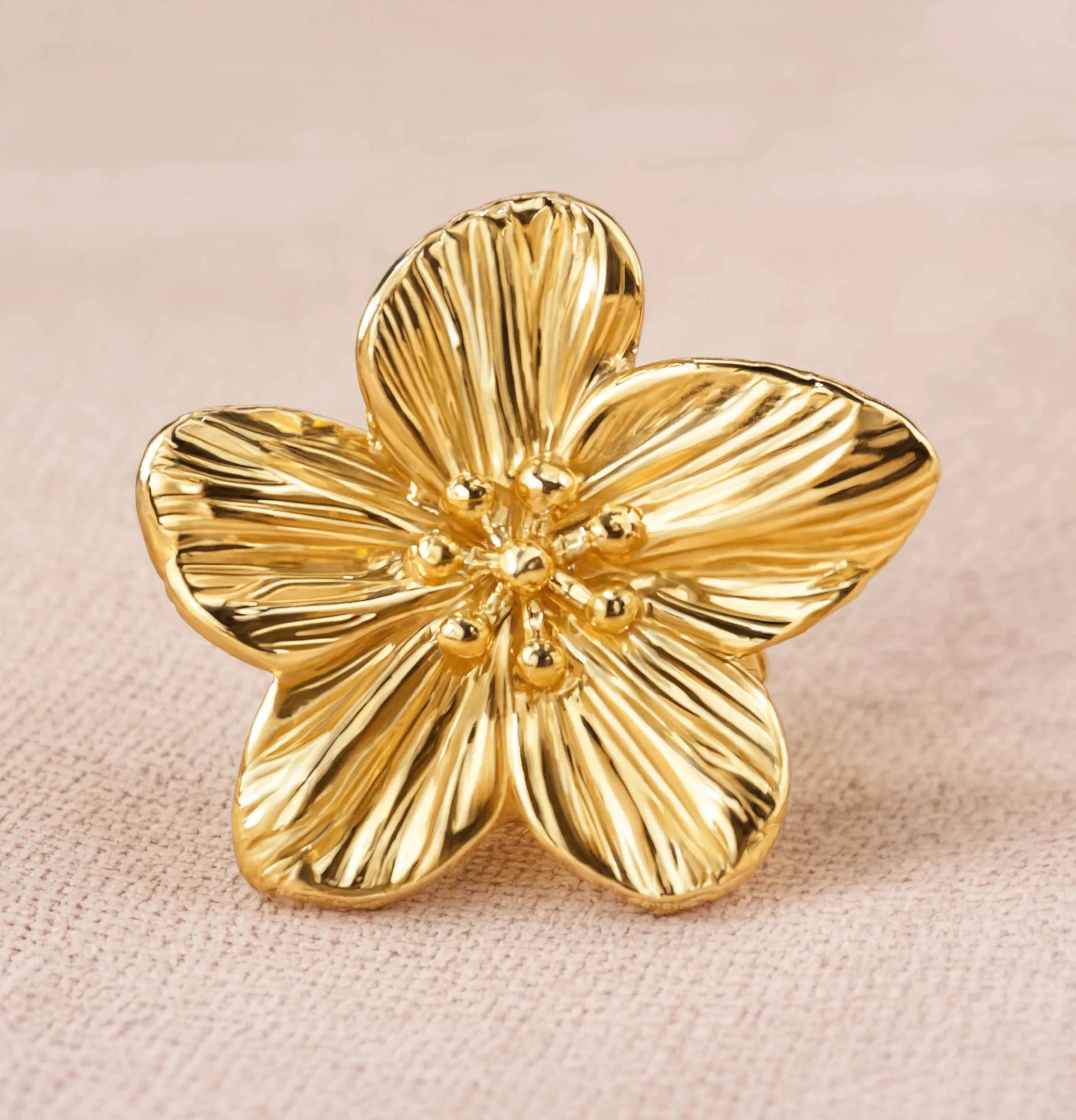 Golden Flora Studs
